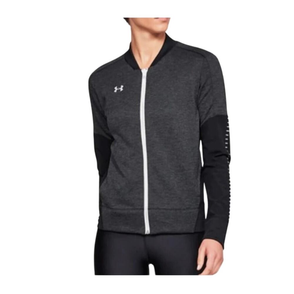 NEW Under Armour Qualifier Hybrid Warm Up Jacket ColdGear Loose Fit LARGE